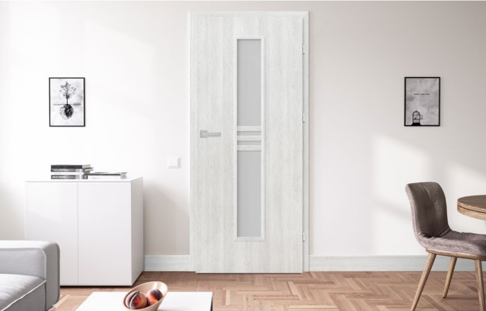 LORIENT 1, dekor KLON SZARY PREMIUM, klamka TOPAZ INOX